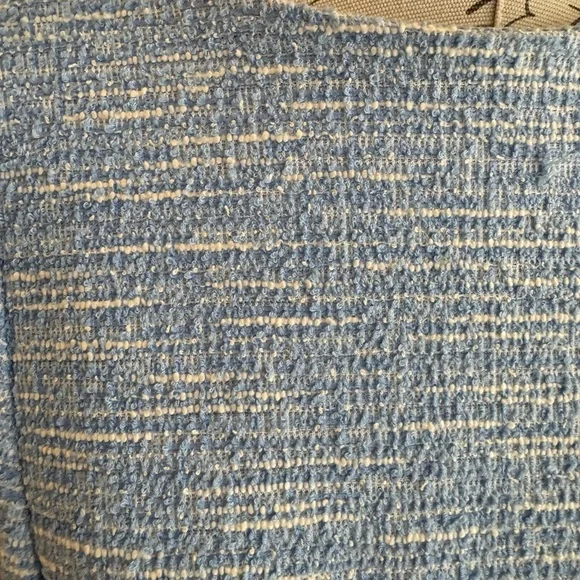 Calvin Klein tweed short sleeve sheath dress. Light blue size 16. Worn once. - Picture 5 of 10